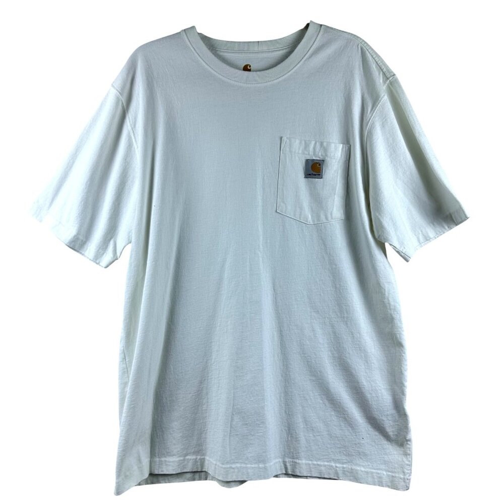 Carhartt Shirt Mens Large Off White Casual Everyday Street American Workwear